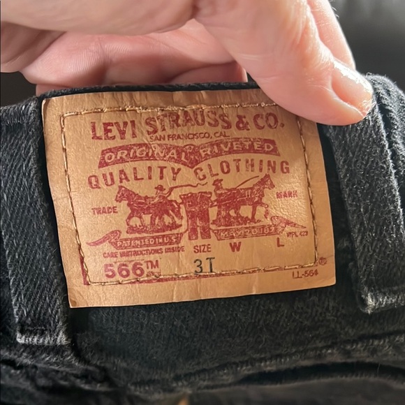 Levi's Vintage  Classic Black Kids Jeans - Picture 4 of 5